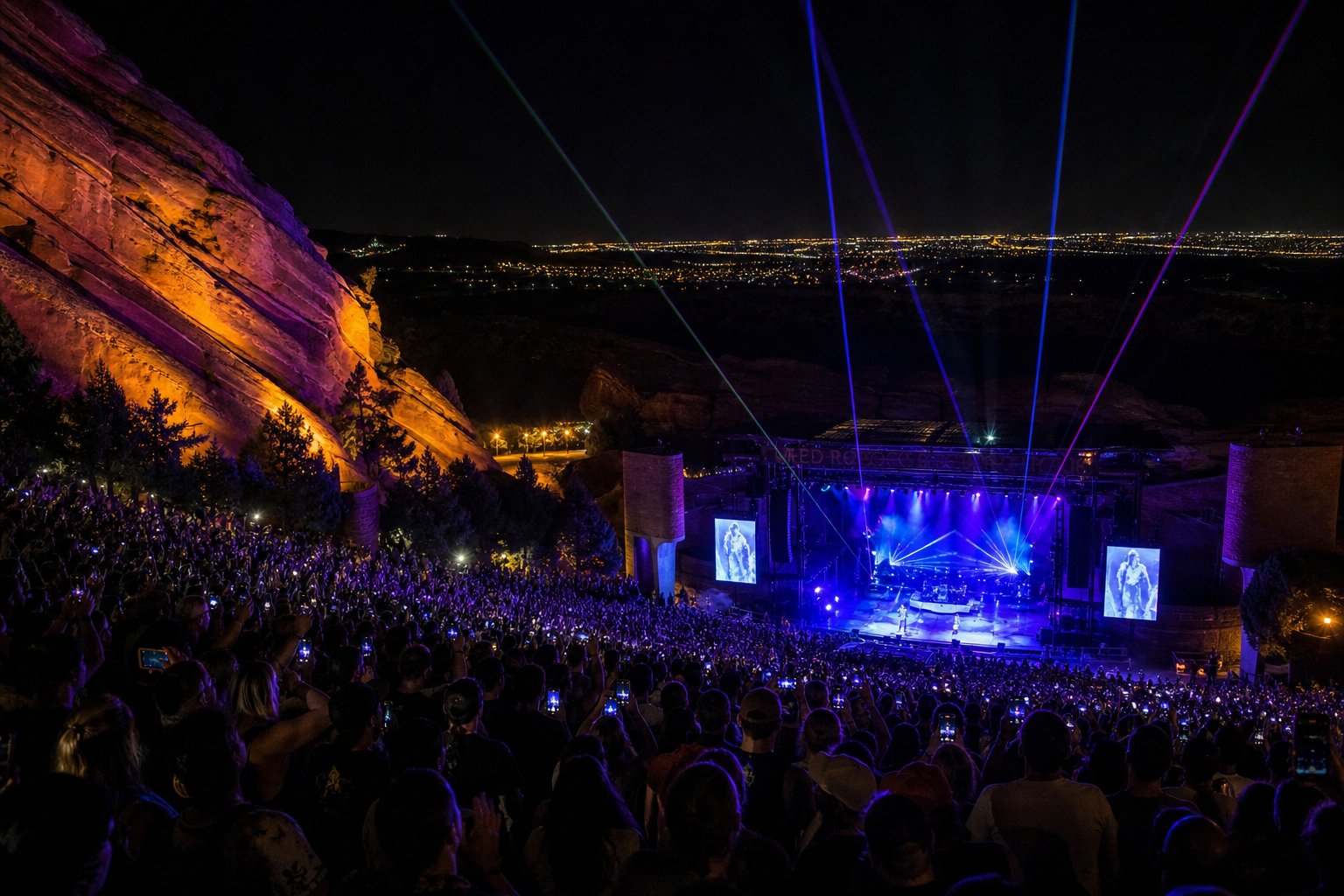 Red Rocks Amphitheatre concert