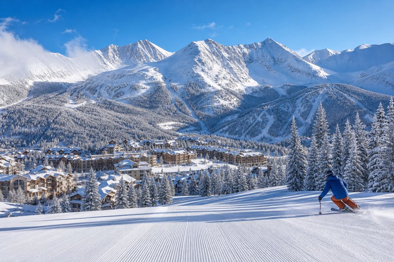 Colorado ski resort mountains