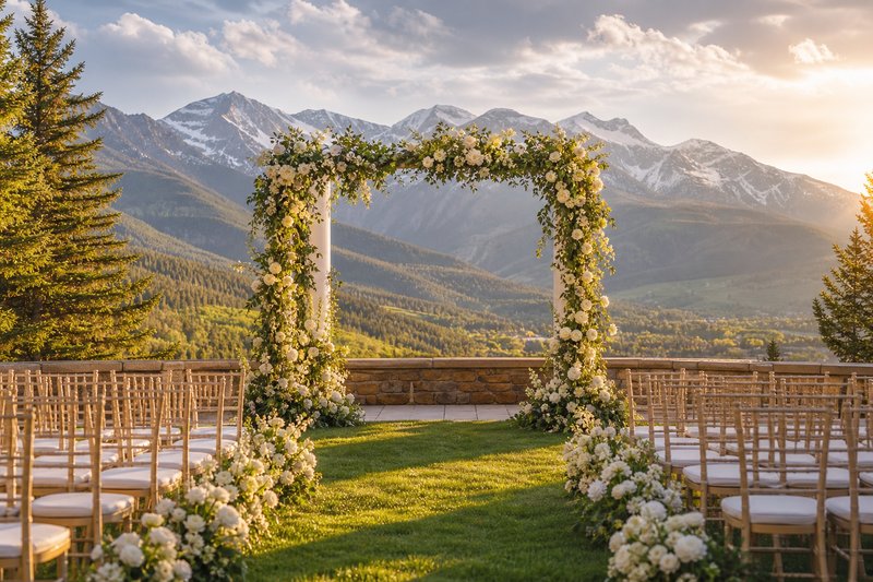 Colorado mountain wedding