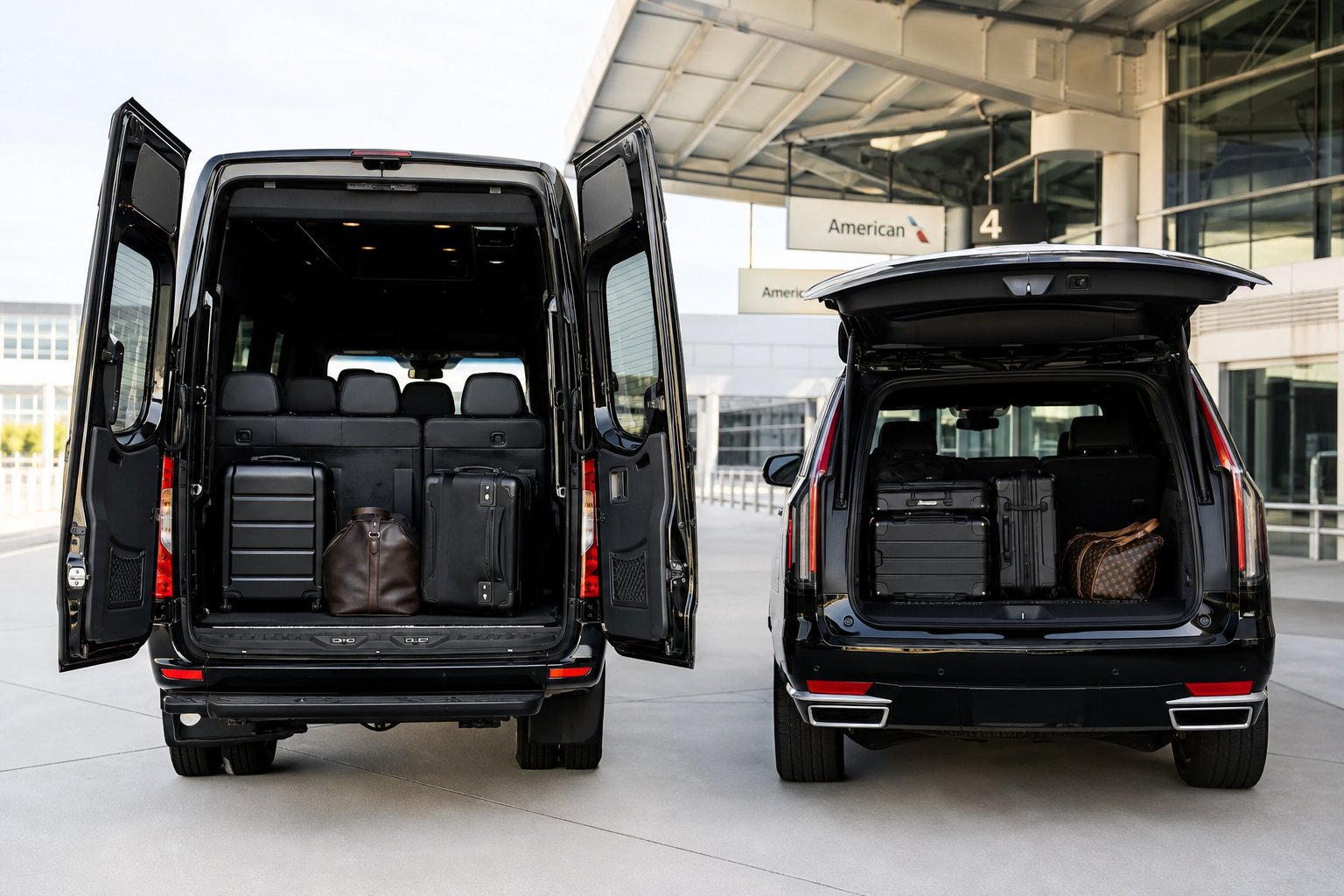 Luggage Planning for SUV and Sprinter Airport Transfers